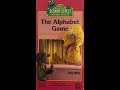 Opening To Sesame Street The Alphabet Game 1988 VHS 1992 Case