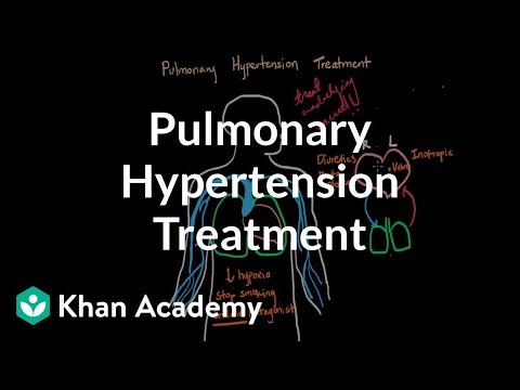 Pulmonary hypertension treatment | Respiratory system diseases | NCLEX-RN | Khan Academy