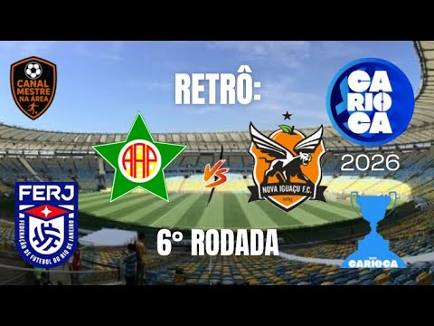 RETRÔ: PORTUGUESA RJ (1) x (0) NOVA IGUAÇU - 6° RODADA CARIOCA 2026!!