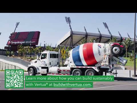 One Million Cubic Yards of Vertua® Sustainable Concrete Poured in CA