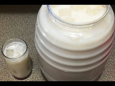 Agua Fresca De Horchata Con Avena