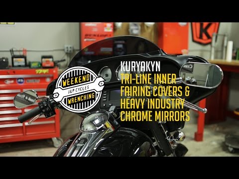 Weekend Wrenching: Kuryakyn Heavy Industry Mirrors and Tri-Line Inner Fairing Covers