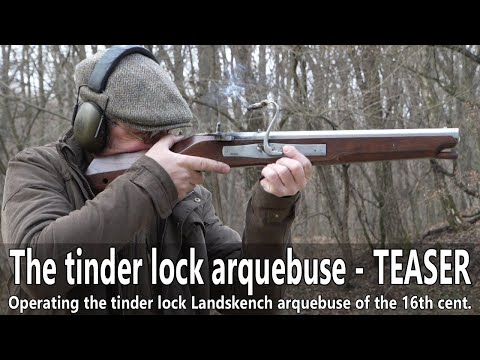 Operating the Landsknecht arquebuse of the late 15th century - TEASER