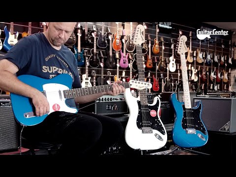 Электрогитара SQUIER AFFINITY TELECASTER LR LAKE PLACID BLUE - фото 1 - id-p2236909116