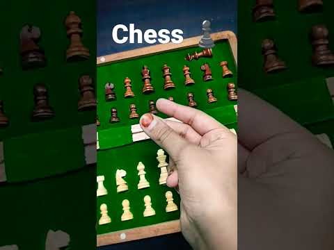 New wooden magnetic folding Chess Board (10×10 Inches)