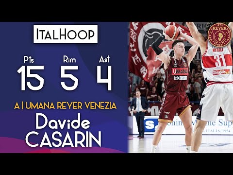 Davide CASARIN - LBA Serie A MVP - 9° giornata