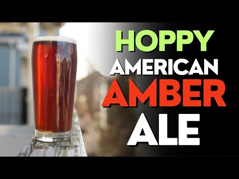 Brewing A HOPPY AMERICAN AMBER ALE with an OVERNIGHT MASH