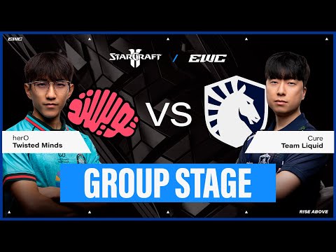 herO vs Cure | StarCraft II at EWC 25 - Day 2 - Group Stage