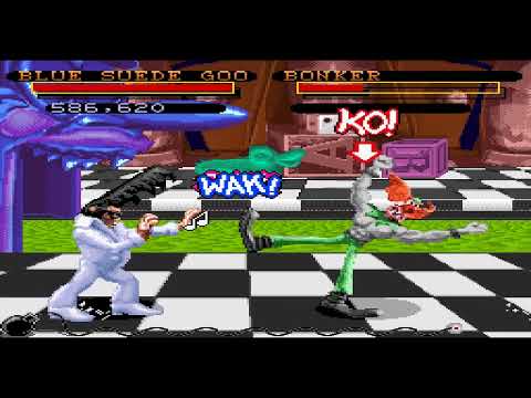 CLAYFIGHTERS - ( SNES ) - [ BLUE SUEDE GOO ]  - PLAYTHROUGH