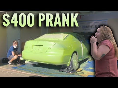 How to Plastidip an Entire Car! - 400 DOLLAR PLASTIDIP PRANK!