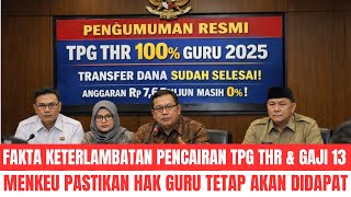 Download lagu RESMI: MENKEU UNGKAP FAKTA SEBENARNYA KETERLAMBATAN PENCAIRAN TPG THR & GAJI 13 | AL KHOLIF mp3