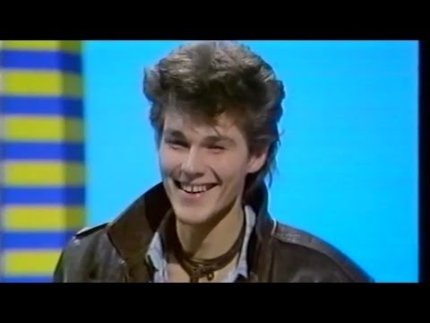 A-ha - Morten Harket Interview - Blue Peter 1986