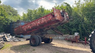 Ремарке самосвал Kroghejsevogn med containerlad | Изображение 4 - Autoline