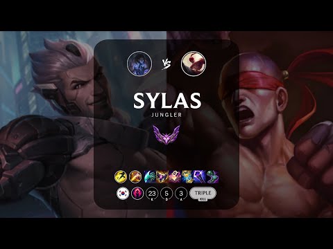 Sylas Jungle vs Lee Sin - KR Master Patch 13.19
