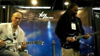 ERNIE JACKSON 'JAMSIRE' AND ENRICO SANTACATTERINA CREATING SOME SMOOTH SOUNDS AT NAMM 09