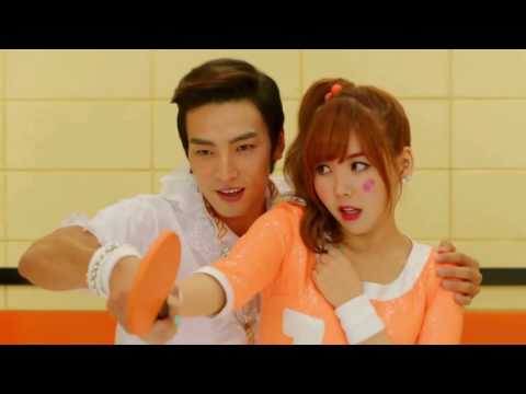 The entire Orange Caramel Lipstick MV but every time they say Lipstick or eomeo, it gets faster