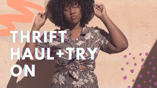 First Thrift Haul of 2021⎮Thrift Haul+Try-on