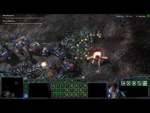 StarCraft: Mass Recall V7.1 Brood War Terran Campaign Mission 8 - To Chain the Beast