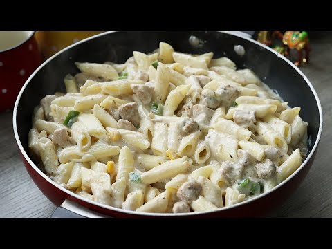 The Most Delicious White Sauce Pasta Recipe 😍