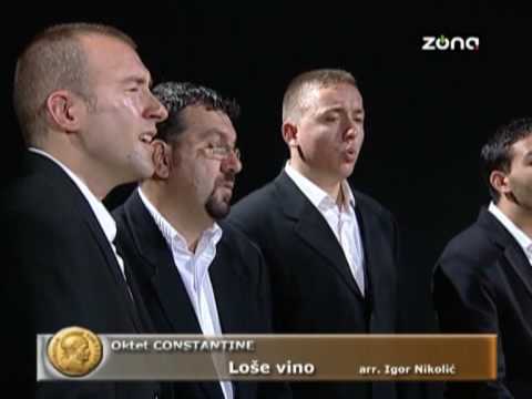 Vokalna grupa Constantine - Loše vino (COVER)