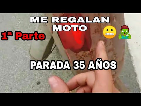 Me REGALAN una MOTO☠️ parada 35 años, años 60 🏍️Arrancará?? Cold start, 1ª Parte Moto TXUSTARRA