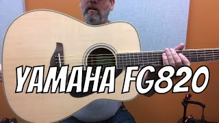 Video thumbnail for Yamaha FG820 Acoustic Demo by Ben Coombs