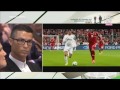 Cristiano Ronaldo reaction to his Best Moments of the Real Madrid  07/11/2016