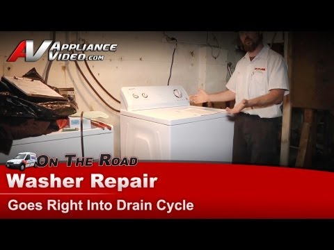 Crosley Washer Repair - Does Not Start - CAW9244XQ4
