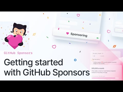 How to get GitHub Sponsor