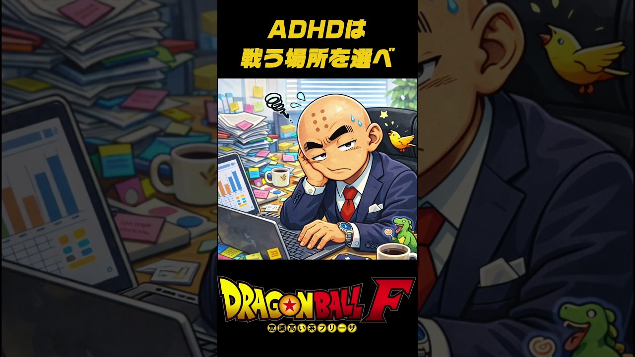 [フリーザ]ADHDは戦う場所をよく考えて選べ #自己啓発 #社会人