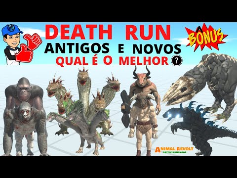 Novos e Antigos Death Run Vida Limitada - BÔNUS Godzilla e SkullCrawler - ARBS