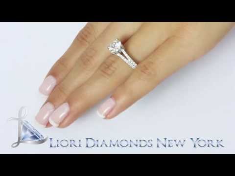 ER-1171 - 2.91 Carat F-SI2 Certified Natural Round Diamond Engagement Ring 18k White Gold