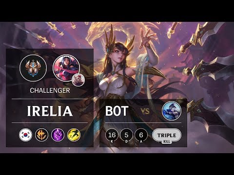 Irelia Bot vs Ashe - KR Challenger Patch 9.13