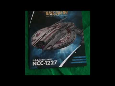 Eaglemoss Star Trek Discovery Star Ships - USS Shenzhou NCC 1227 Unboxing Video