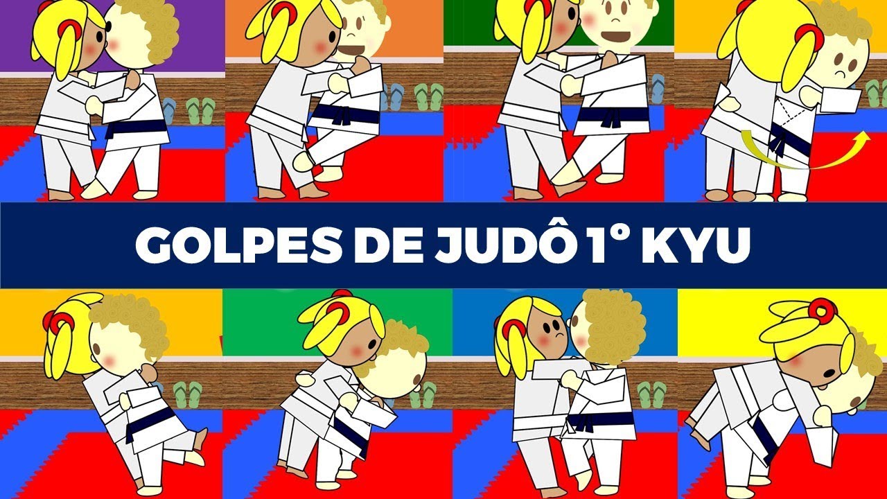 Golpes de Judô para Judocas 1º Kyu CBJ Kodokan [Judo Golpes COMPILAÇÃO] Judoquinhas | Judo Infantil