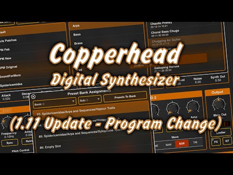 Copperhead Synthesizer for iOS - 1 11 Update