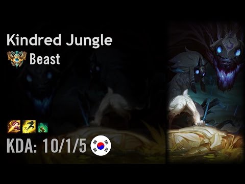 Kindred Jungle vs Gragas - Beast - KR Challenger Path 6.5