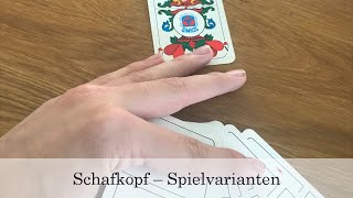 Schafkopf lernen - Spielvarianten