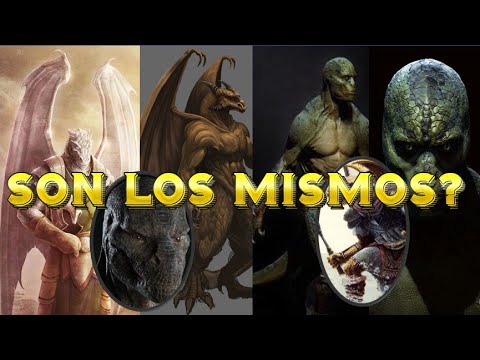 DIFERENCIA ENTRE REPTILIANOS Y DRACOS