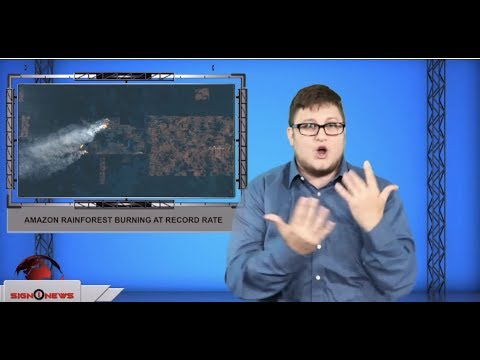 Amazon rainforest burning at record rate (ASL - 8.22.19)