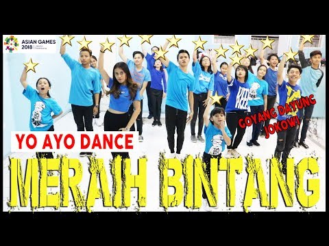 VIA VALLEN - MERAIH BINTANG - YO AYO DANCE - GOYANG DAYUNG JOKOWI - ASIAN GAMES / Choreo by Diego Video