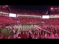 Alabama Football NIGHT TIME ENTRANCE UNDER THE LIGHTS 2022