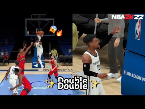 NBA 2K22 Mobile My Career EP 7 - First Game As A Starter!! Crazy Double Double!!