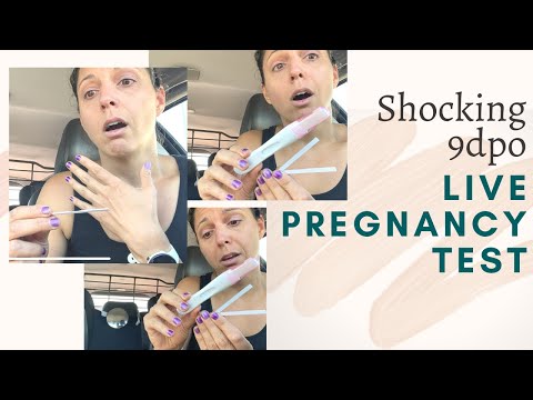 Live Pregnancy Test (9dpo) | NOT WHAT I EXPECTED 😱 | TTC @ 37, Cycle 1