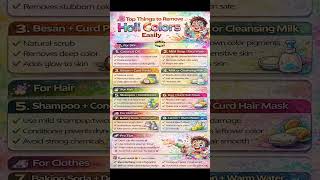 Holi Color Removal Hacks You NEED