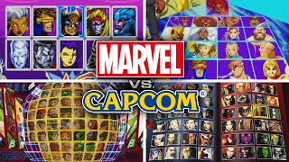 Marvel vs Capcom Character Select Screen Evolution
