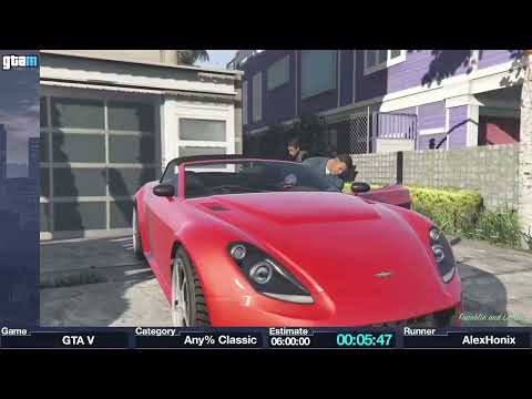 GTAMarathon 2022 - Grand Theft Auto V Any% Classic by AlexHonix (Part 1)