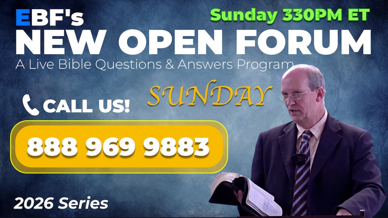 (Episode 0246) EBF’s SUNDAY New Open Forum - April 19, 2026