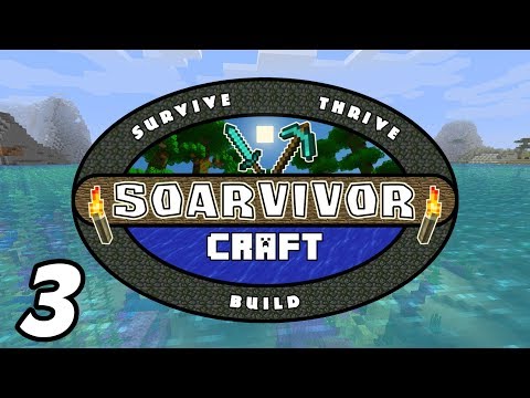 SoarvivorCraft - TACTICAL FISHING for TROPICAL FISH - Minecraft 1.13 Server - Episode 3