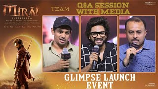 MIRAI Team Q&A Session with Media | Teja Sajja | Karthik Gattamneni | TG Vishwa Prasad